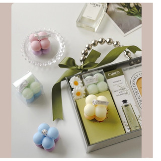 Nến thơm , nến decor hình rubik mini