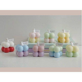 Nến thơm , nến decor hình rubik mini