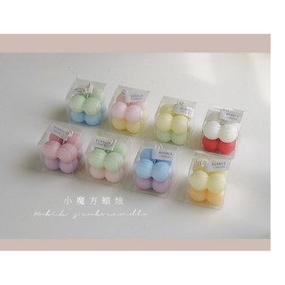 Nến thơm , nến decor hình rubik mini