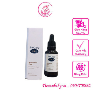 👉🏻👉🏻Kẽm BioCare - 30ml Liquid cho bé từ sơ sinh