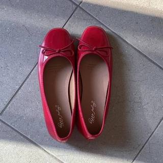 𝐁𝐥𝐚𝐮𝐞𝐁𝐥𝐮𝐦𝐞🦋 🍒 Cherry Red Ballet Flat 🍒 Giày Ly Phạm đế bệt