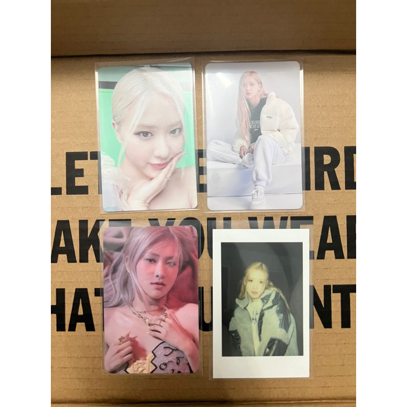 Lẻ Card off Róse - BLACKPINK