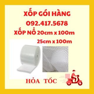 Cuộn xốp chống sốc 20cm x 100m và 25cm x 100m,xốp nổ,xốp hơi,xốp khí,gói hàng,bọc hàng chống sốc