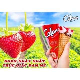 Kem Ốc Quế Celano Vani Dâu