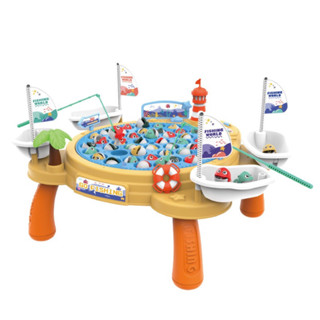 Đồ Chơi Câu Cá Điện Trẻ Em 45 Con Cá, Có Nhạc, Tự Xoay Kèm 4 Cần Câu Nam Châm Phù Hợp Cho Bé 2 - 6 Tuổi Baby Shark