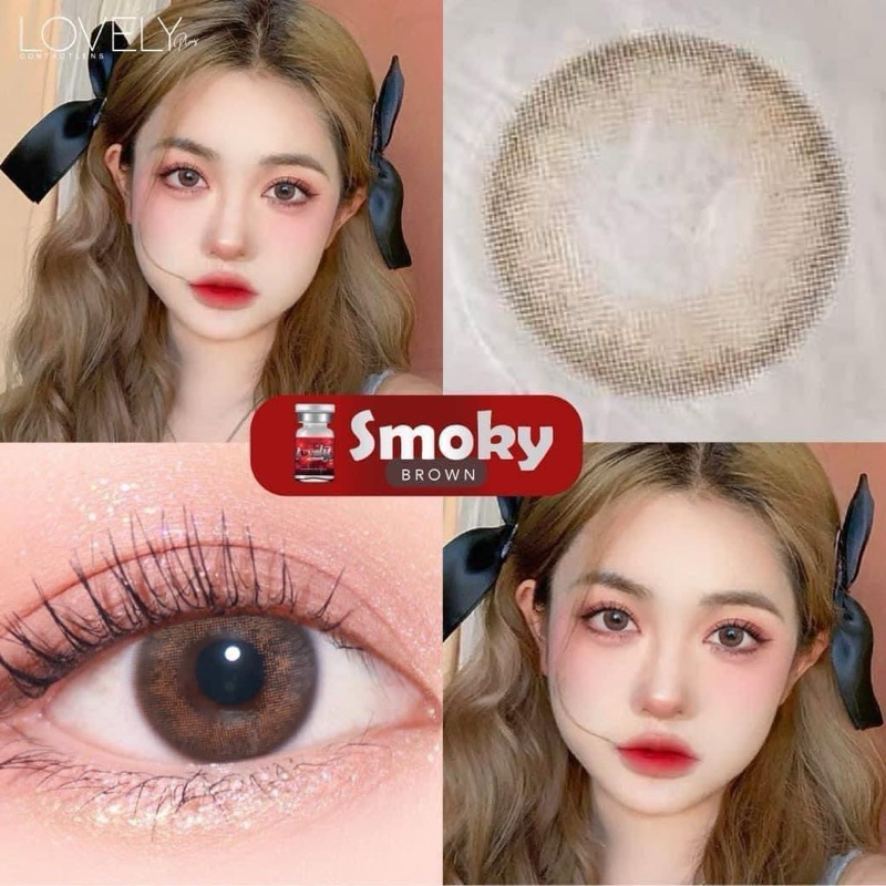 Lens Smoky brown ( kèm khay đơn) Mua 3c tặng khay dụng gương dụng cụ