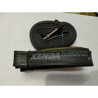 Combo 02 săm và 01 lốp xe đạp 700x28 kenda