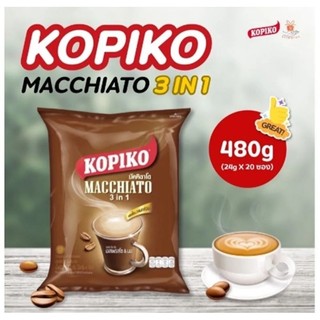Cà phê sữa hòa tan Kopiko Macchiato 3 in 1 Thái Lan