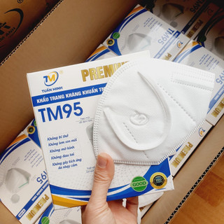 Hộp 10 cái khẩu trang n95 không van - khẩu trang y tế 5 lớp - n95 kháng khuẩn chống bụi mịn