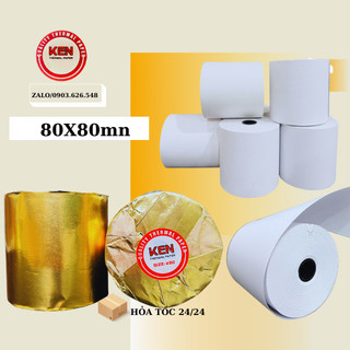 Giấy in nhiệt , giấy in bill , in hóa đơn Khổ 80x80