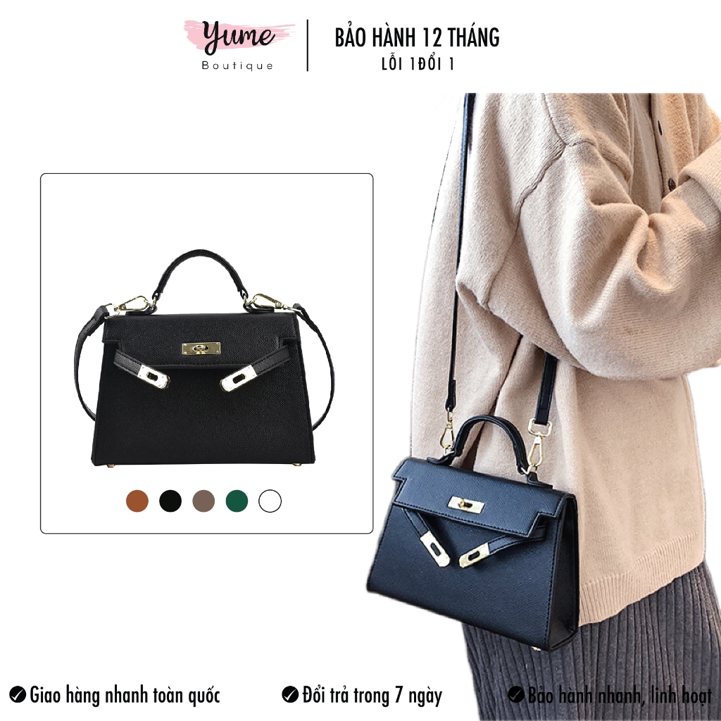   Tặng Kèm Khăn  Túi Đeo Chéo Nữ HM Cao Cấp Siêu Xinh Dễ Phối Đồ Size 21 Yu78 