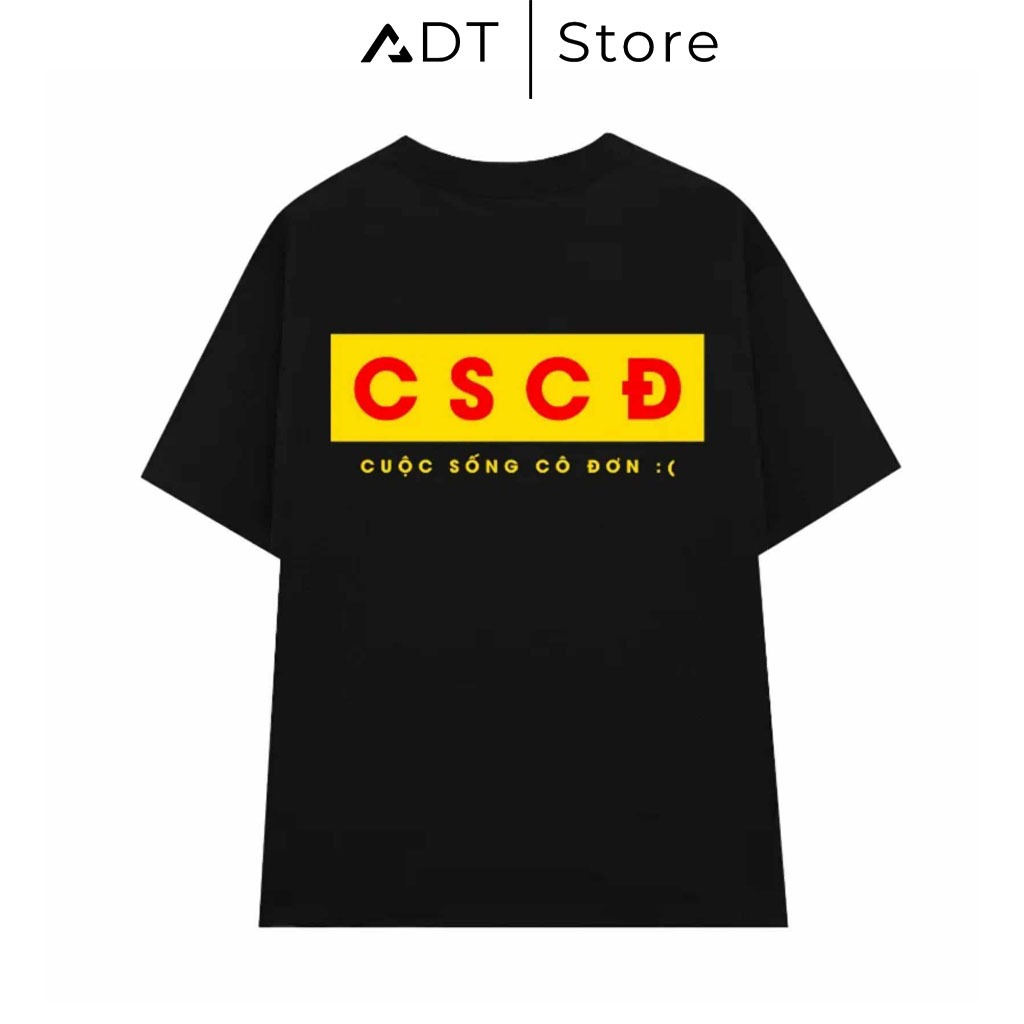 Áo thun ADT.Store x CSCĐ cuộc sống cô đơn - áonhóm áo lớp giá rẻ