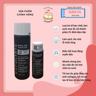 Tẩy tế bào chết hoá học Paula's Choice Skin Perfecting 2% BHA Liquid