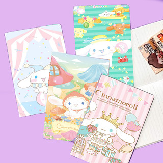 Vở chuột vàng kẻ ngang pompompurin cinnamoroll mikko cat S7VI3 tập hoạt hình 25x17cm 80 trang giấy đẹp