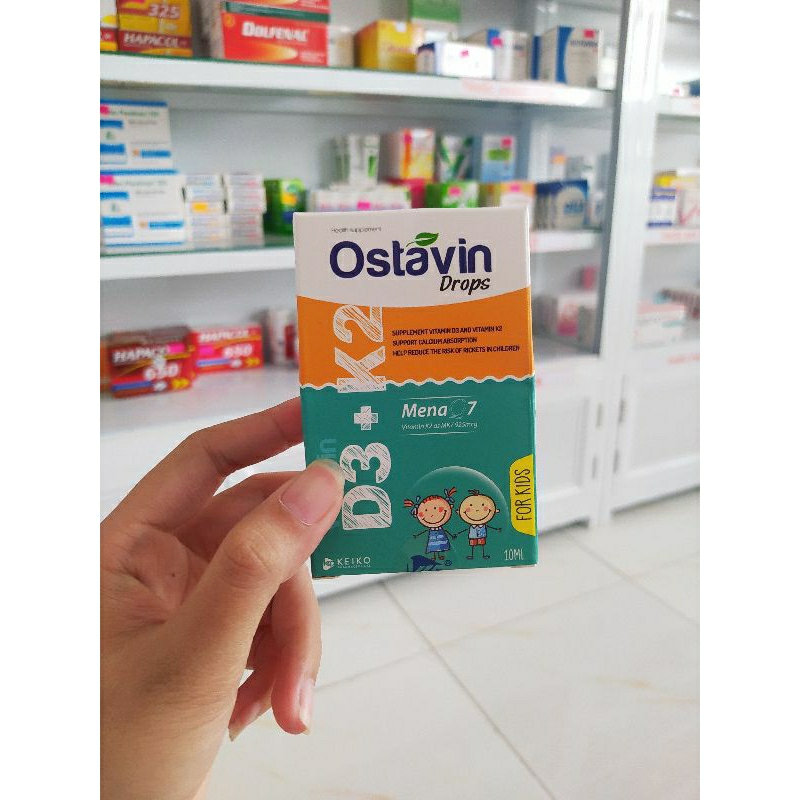 Ostavin Drops – Bổ sung Vitamin D3 và Vitamin K2 (MK7)_TĂNG CƯỜNG HẤP THU CANXI