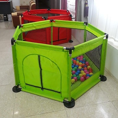 Quây bóng lều chơi bóng cho bé, Nhà bóng cho bé khung inox tặng kèm 10 bóng  BB