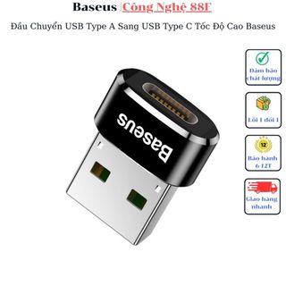 Baseus lv119-a01 đầu chuyển usb type a sang usb type c tốc độ cao baseus | chính hãng baseus
