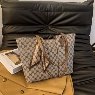 Túi xách công sở nữ đựng a4 túi tote họa tiết kẻ ô tặng kèm khăn 2 màu tùy chọn vừa laptop 2024