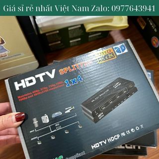 Bộ chia hdmi 1 ra 4 xịn mạch dài, bộ chia hdmi 4k 1 ra 4 màn hình bộ chia hdmi 1 cổng ra 4 cổng hdmi mạch dài