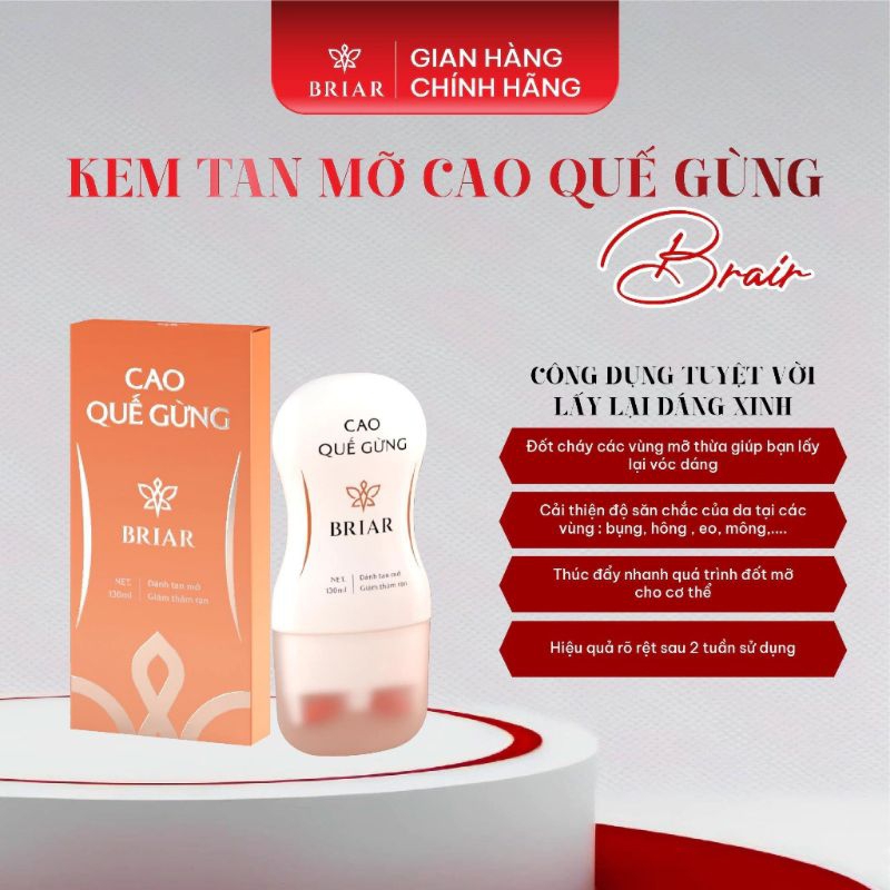 Kem Tan Mỡ Olic, Tan Mỡ Quế Olic