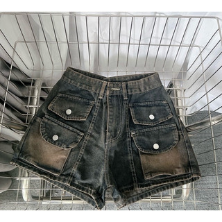 Quần short jean nữ bigsize 55-90kg phối túi hộp hottrend ms1090