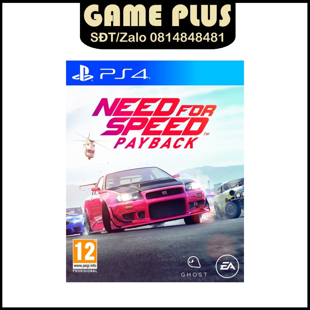 Đĩa Game 2ND Need For Speed Payback cho máy PS4 PS5