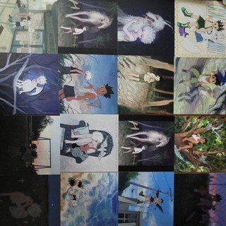Postcard vuông hunterxhunter killua gon