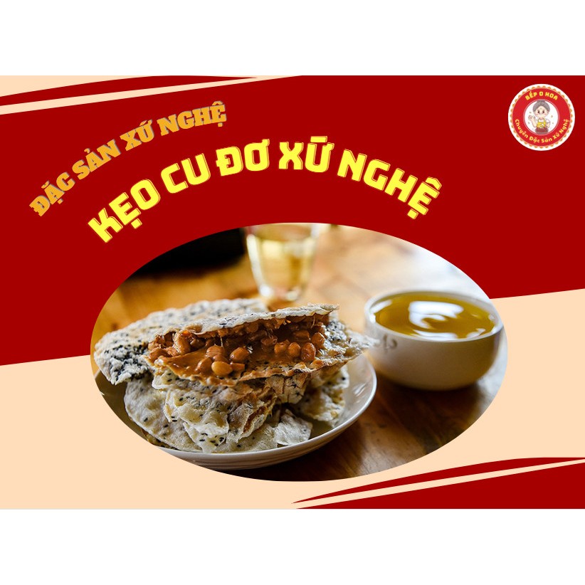 KẸO CU ĐƠ Nghệ AN 1KG  Đặc Sản NGHỆ AN BẾP O HOA