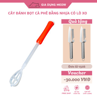 Cây đánh café cầm tay bằng nhựa - Dụng cụ tạo bọt Cafe