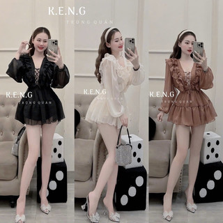 Đầm tơ bèo xoè xinh đi chơi, du lịch nhẹ nhàng a24