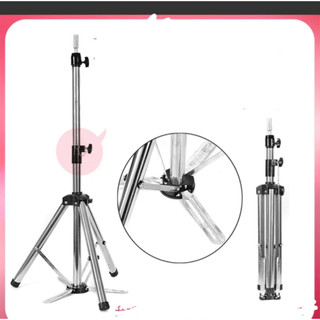 Chân canh inox để đầu canh cho thợ tóc