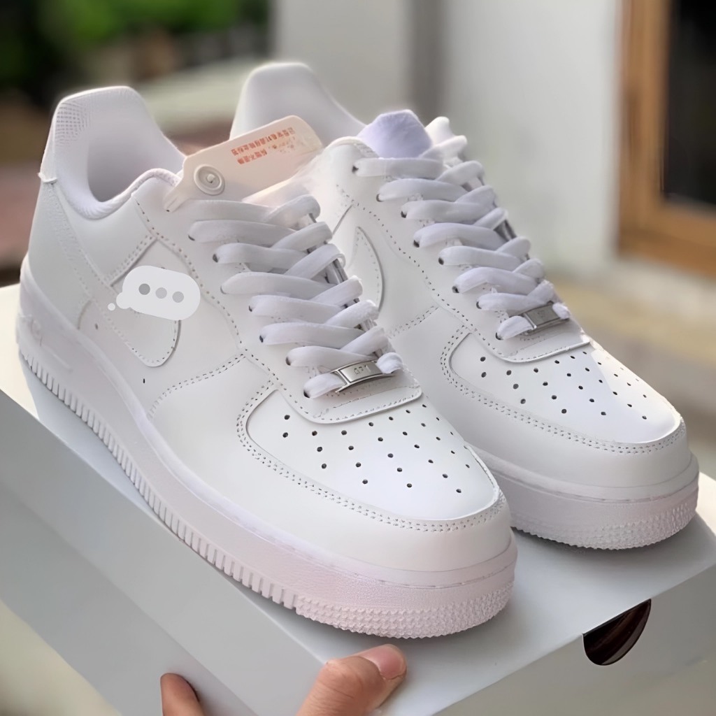 Giày Thể thao Nike Trắng,, Giày AF1 air force1 Trắng Cổ Thấp Cao Cấp Full Size Nam Nữ tặng Full Phụ Kiện