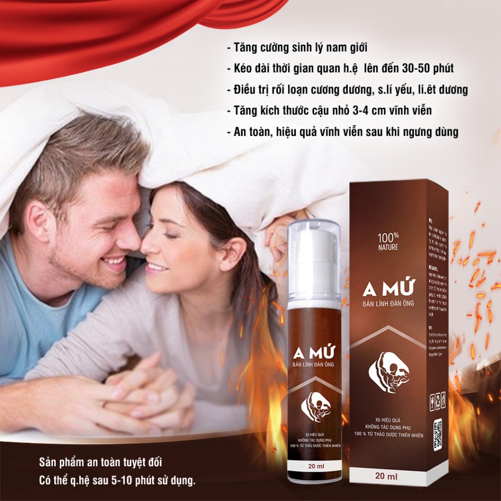 Chai Xịt A Mứ Chính Hãng,Khằng Định Bản Liĩnh Phái Mạnh 20ml