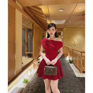 Đầm dập li lệch siêu xinh siêu hot