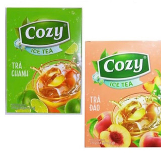 Trà cozy ice tea hương trà chanh- trà đào 240g