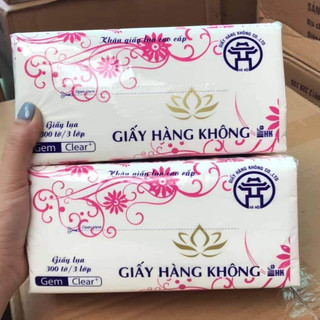 Giấy ăn lụa cao cấp 300 tờ - khăn giấy rút lụa mềm,mịn,dẻo dai