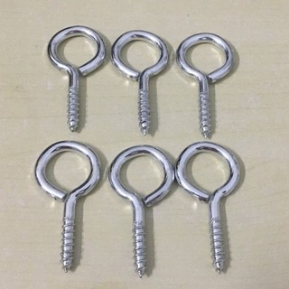 Vít khoen tròn móc màn, móc tranh, móc treo đồ, khoen mini khoá tủ ,...