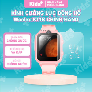 Kính cường lực 3 lớp cho đồng hồ KidsPlus Wonlex KT18, miếng dán cường lực đồng hồ thông minh định vị trẻ em