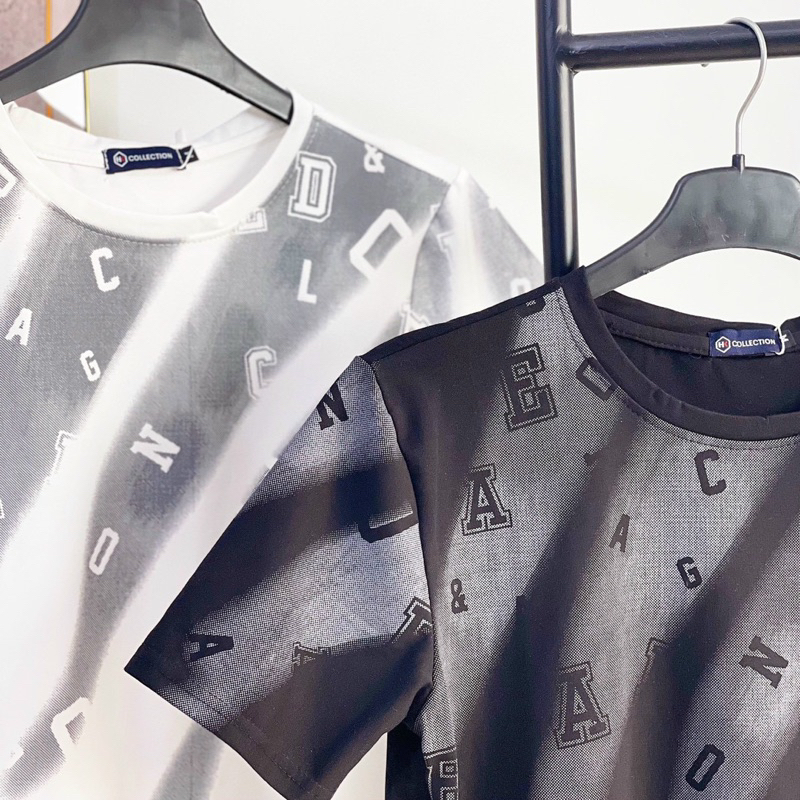 Áo Thun Cotton Nam Nữ - Áo Đôi Ngắn Tay In Chữ CTTN