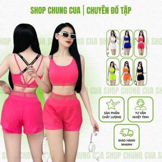 Bộ bra tập gym yoga earobic, zumba,yoga, dân vũ kèm quần, bộ đồ thể thao nữ nhiều màu