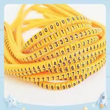 Combo 10 số đánh dấu dây bằng từ 0 đến 9 - 1 bộ 10 số, mỗi số 50 mắt - ec-1 cable marker - cable tag ec 1