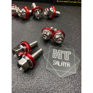 (GIÁ 1 CON ) ỐC TRỤ SALAYA 8LI ĐỦ THÔNG SỐ TẶNG KÈM LÔNG ĐỀN