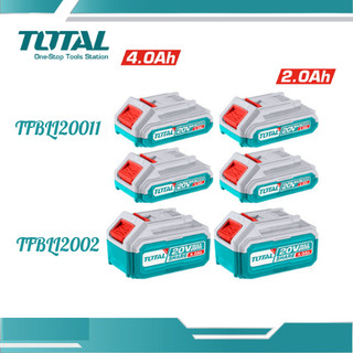 Pin 20v total tfbli20011 2.0ah tfbli2002 4.0ah có đèn led báo dung lượng pin dùng được cho tất cả máy 20v ingco total