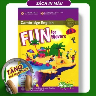 Cambridge Fun For Starters, Movers, Flyers in màu đẹp đủ file nghe