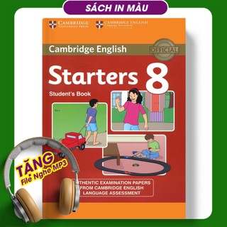 Cambridge English Starters 2017 in màu đẹp đủ file nghe