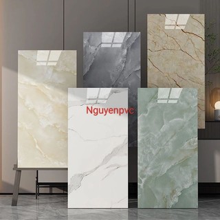 Combo 50 tấm xốp dán tường pvc vân đá kt 60*30 cm