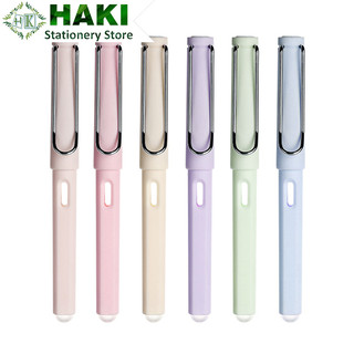 Bút mực tẩy xóa được ngòi 0.38mm Macaron HAKI viết chữ đẹp màu đen đỏ dụng cụ văn phòng phẩm B01