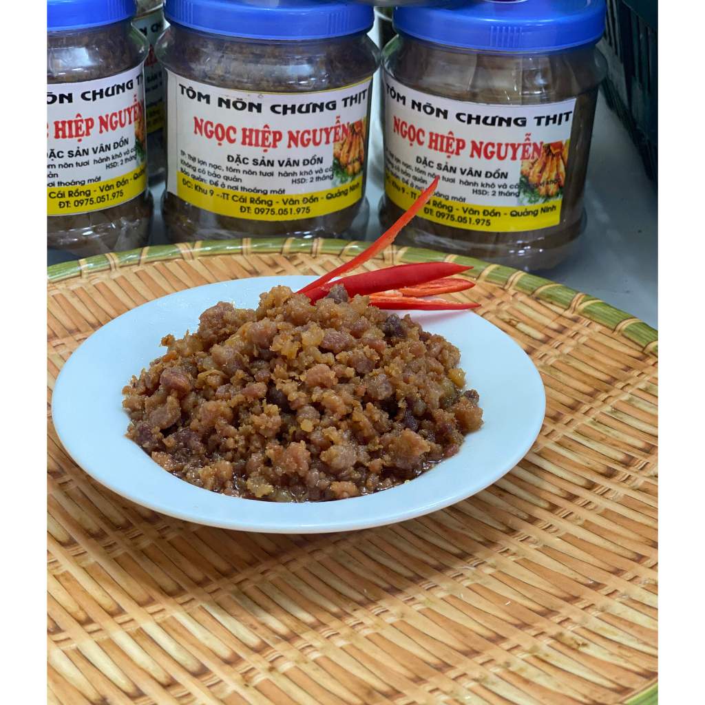 Combo 2 hộp mắm tép chưng thịt