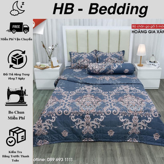 Bộ Chăn Ga Gối Cotton Poly 5 Món