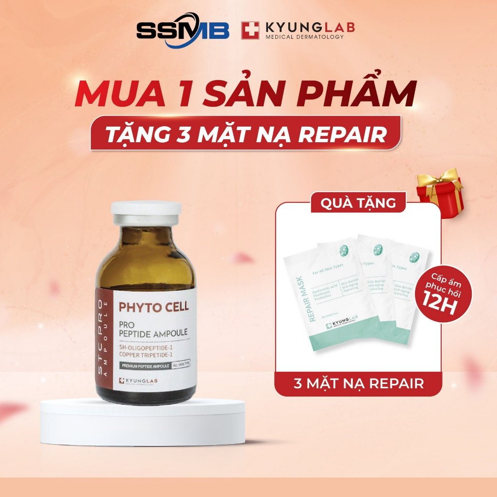 Serum tế bào gốc KyungLab 20ml Phyto Cell , tinh chất phục hồi da, trẻ hóa nâng cơ